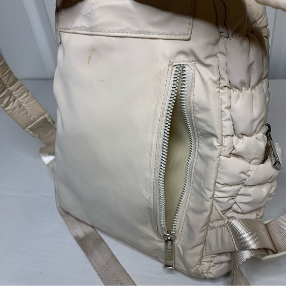 A New Day Cream Quilted Mini Backpack - Picture 4 of 5